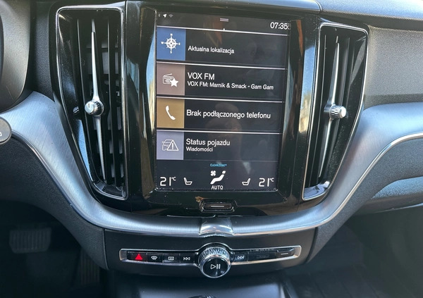 Volvo XC 60 cena 117900 przebieg: 94000, rok produkcji 2018 z Jordanów małe 137